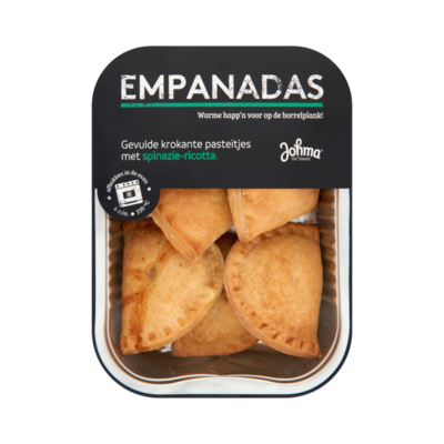 Johma Empanadas Gevulde Krokante Pasteitjes met Spinazie-Ricotta